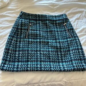 Loft tweed mini skirt with lining. Size 4